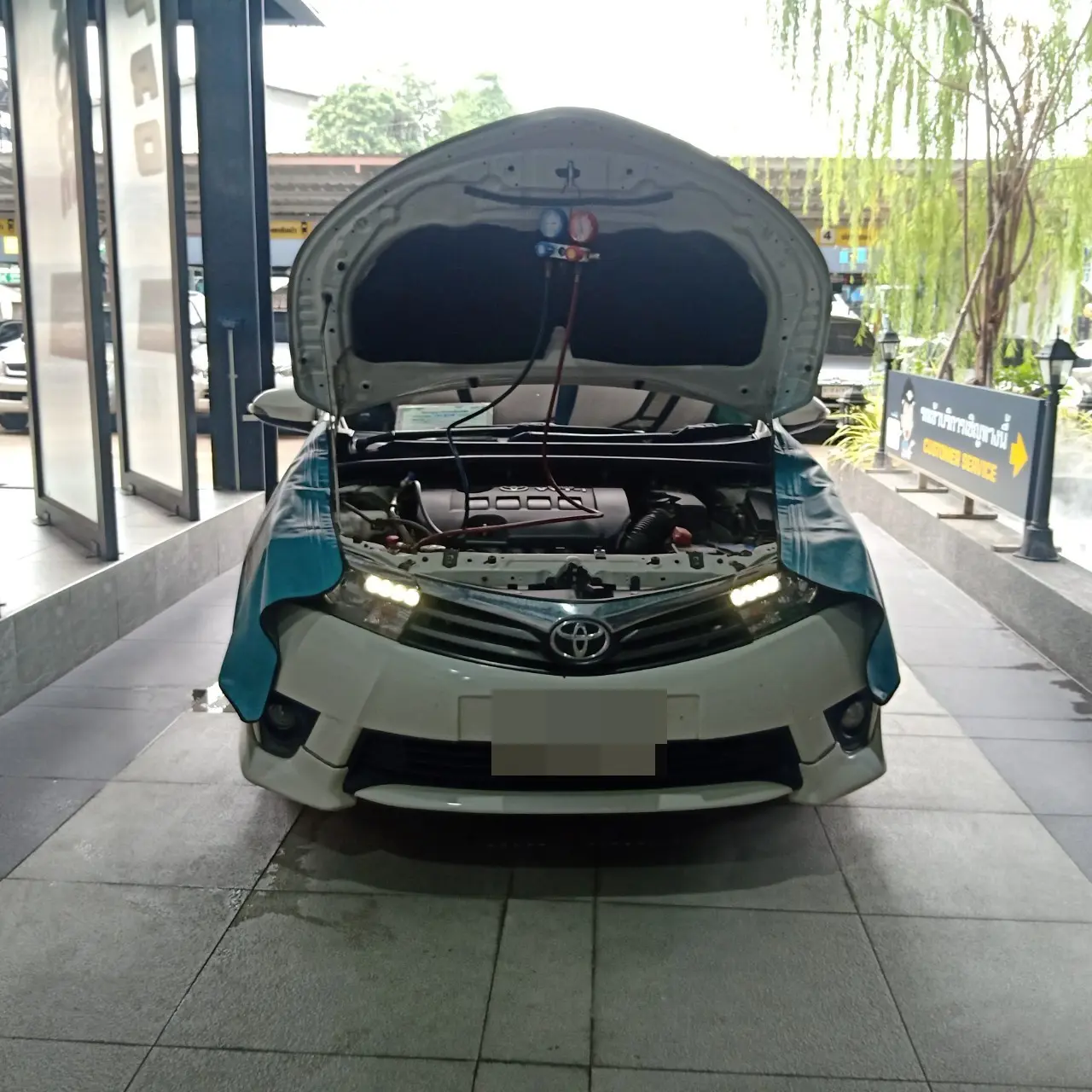 ล้างแอร์ Toyota Altis
